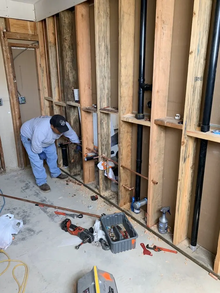 Commercial rough-in plumbing for Commercial Plumbing in Haiku-Pauwela